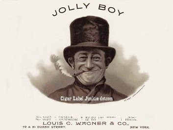 Jolly Boy- cigar box label