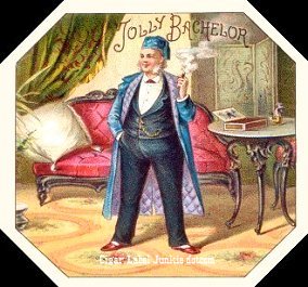 Jolly Bachelor- cigar box label