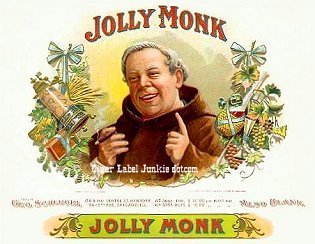 Jolly Monk-cigar box label