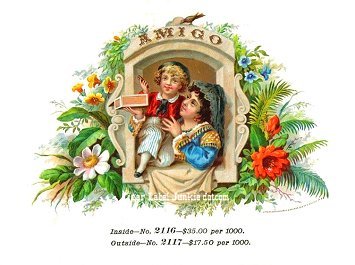 Amigo- cigar box label