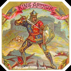 King Arthur- cigar box label