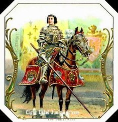 Sir Lancelot- cigar box label