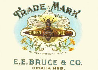 Queen Bee- cigar box label