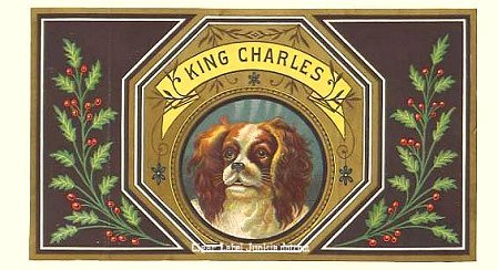King Charles- cigar box label