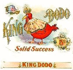 King Dodo cigar box label