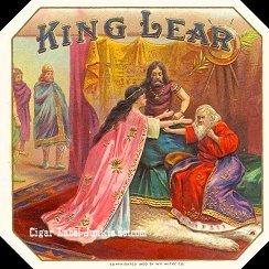 King Lear cigar box label