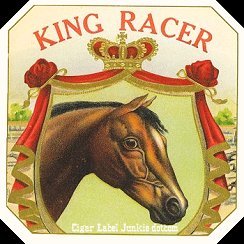 King Racer-cigar label