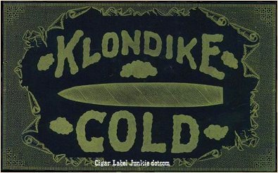 Klondike Gold cigar box label