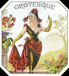 Grotesque- cigar box label