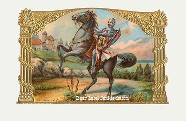 UT Knight- cigar box label