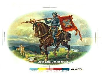 Crusader- cigar box label