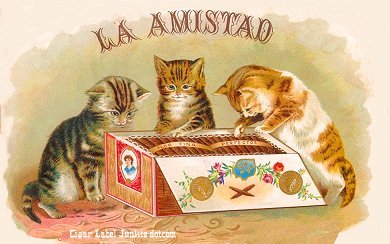 La Amistad- cigar box label