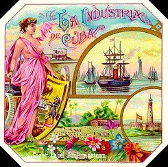 La Industria Cuba cigar label