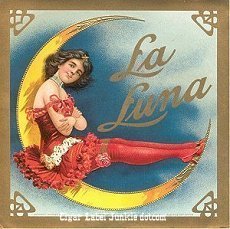 La Luna cigar box label