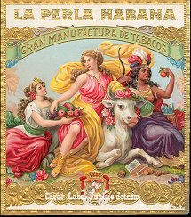 La Perla Habana inner cigar label