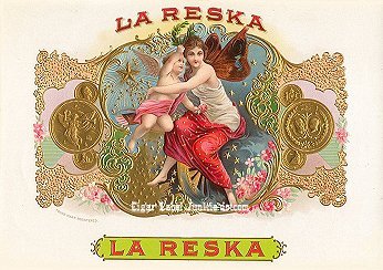 La Reska cigar box label