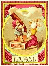 La Sal cigar box label