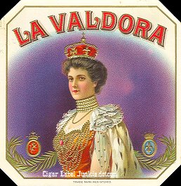 La Valdora-outer cigar label