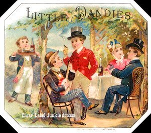 Little Dandies- cigar box label