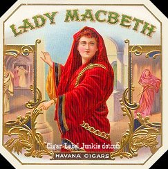 Lady Macbeth cigar box label