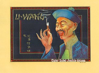 Li Wang- cigar box label