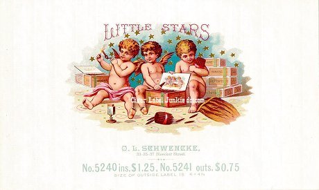 Little Stars- cigar box label