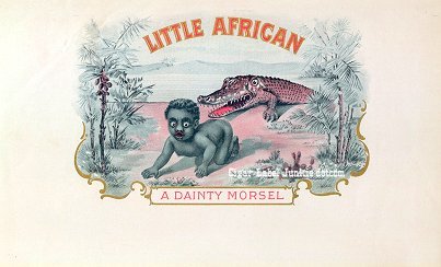 Little African inner cigar label