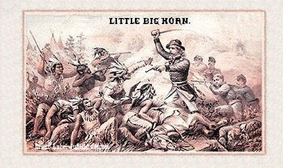 Little Big Horn cigar box label
