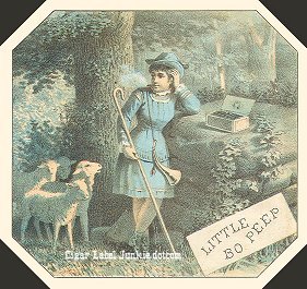 Little Bo Peep- cigar box label