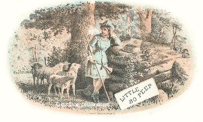 Little Bo Peep-cigar box label