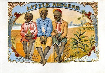 Little Niggers cigar box label