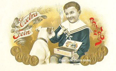 Little Smoker-cigar box label