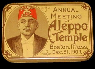 Aleppo Temple- cigar box label