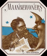 MaanBewoners cigar label