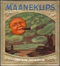 Maaneklips cigar label