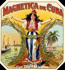 Magnetica de Cuba cigar label