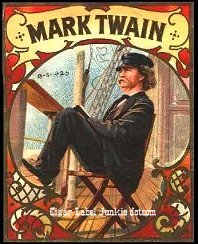 Mark Twain cigar box label