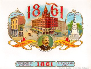 Weideman- cigar box label