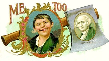 Me Too cigar box label