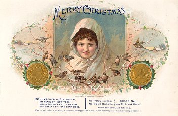 Merry C_1 cigar box label