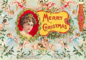 Merry C_3 cigar box label