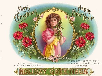 MerryC_HNY_5 cigar box label