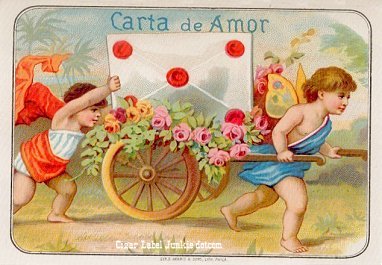 Carte de Amor- cigar box label