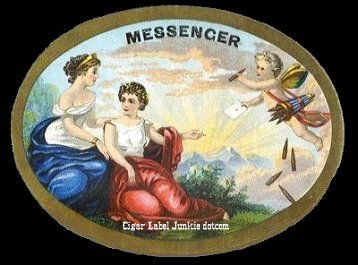 Messenger- cigar box label