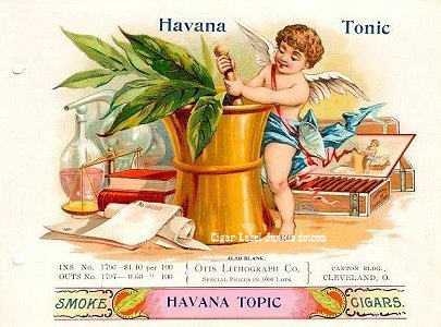 Havana Tonic- cigar box label