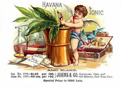 Havana Tonic 2- cigar box label