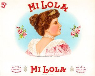 Mi Lola inner cigar label