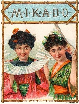 Mikado-cigar box label