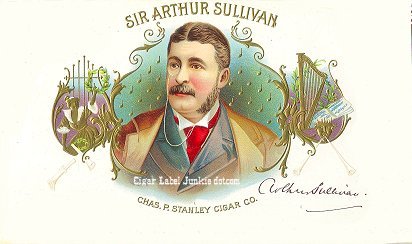 Mikado cigar box label