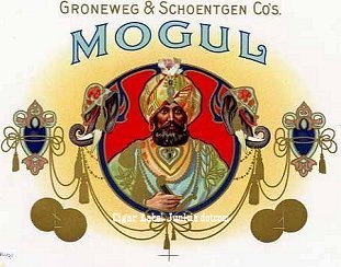 Mogul cigar box label